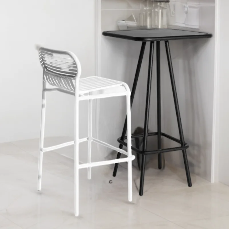 

Cafe Chair Home Bar Chairs Luxury Tabouret Design Nordic Barber Shop Outdoor High Kitchen Stools Stool Make Up Comfortable Banks