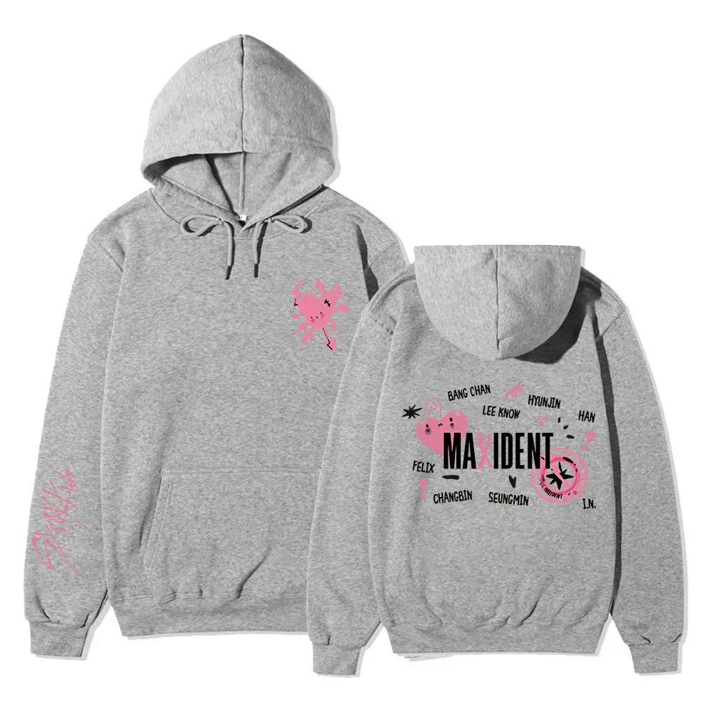 

Stray Kids Korean Hooded Sweatshirt for Men and Women, Loose Student Pullover Sweatshirt