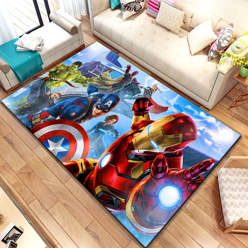 Iron Man Tony Stark HD printed Carpet,Living room Bedroom floor mat Kitchen mat Bedroom Mat,bedroom decor birthday gift Yoga mat