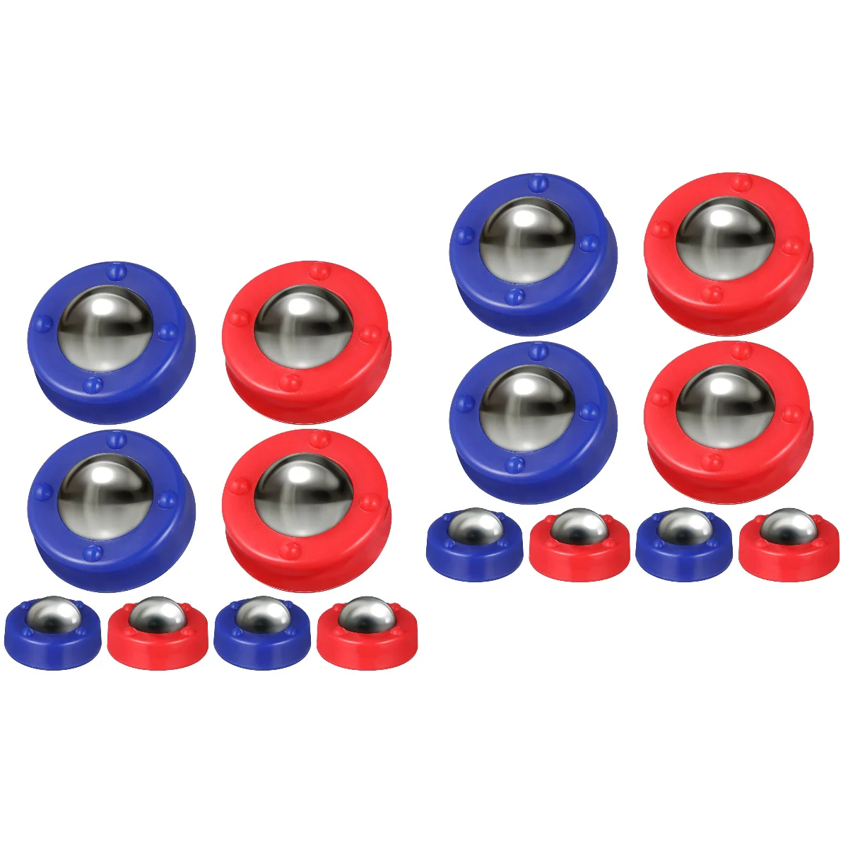 

2 Count Bead Tabletop Shuffleboard Foosball Game Steel Soccer Accessories Games Slider Beads