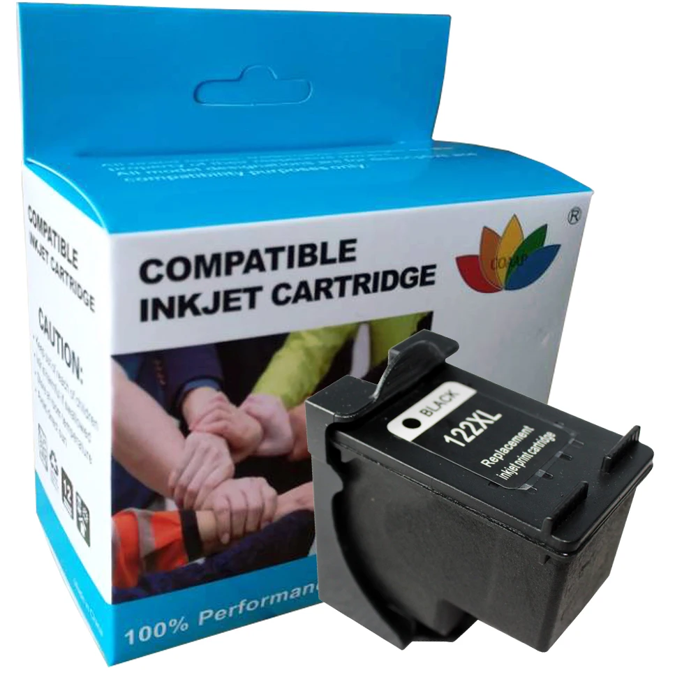 Imagem -04 - Cartucho de Tinta para Impressora hp Preto e Tricolor Compatível com Deskjet 1000 1050 2000 2050 3000 3050a 3052a 122 2x