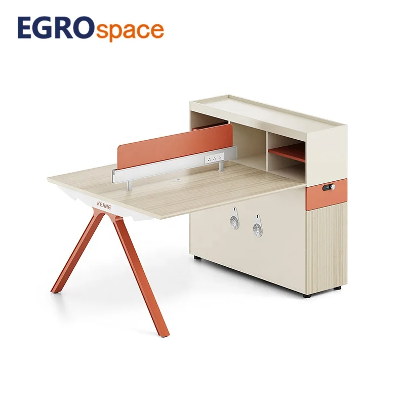 EGROspace Commercial Furniture Combination Double Side Staff Divider Desk Modular Office Workstation