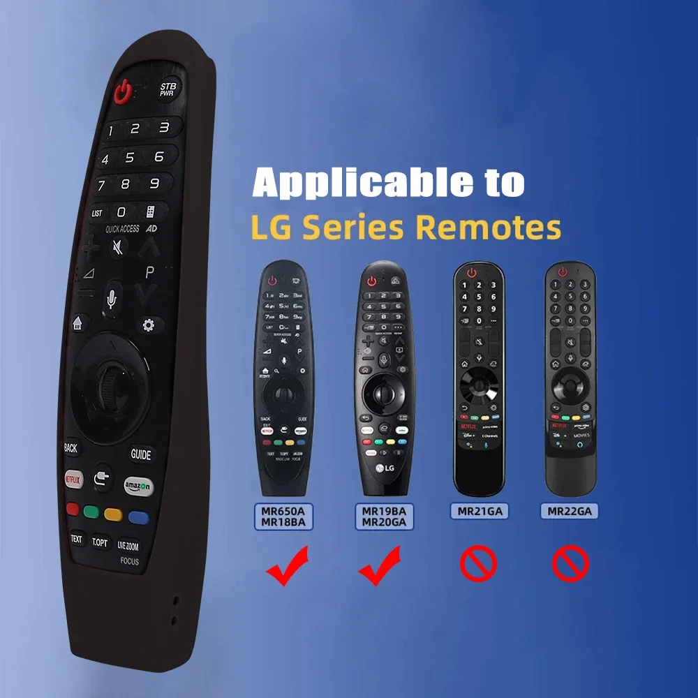 Magic Remote Control Cover Silicone Protective Case For LG AN-MR600 MR650 MR18BA MR19BA MR20GA Smart OLED TV