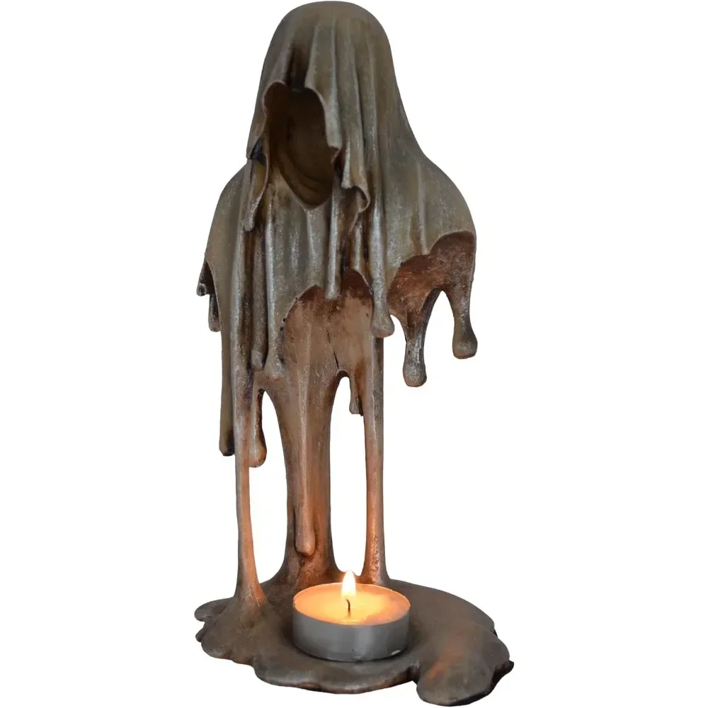 할로윈 죽음의 촛대 장식 유령 램프 파티 용품, 공포 사신 장식 소품, 냉혹한 송진 공예품, 어린이 선물