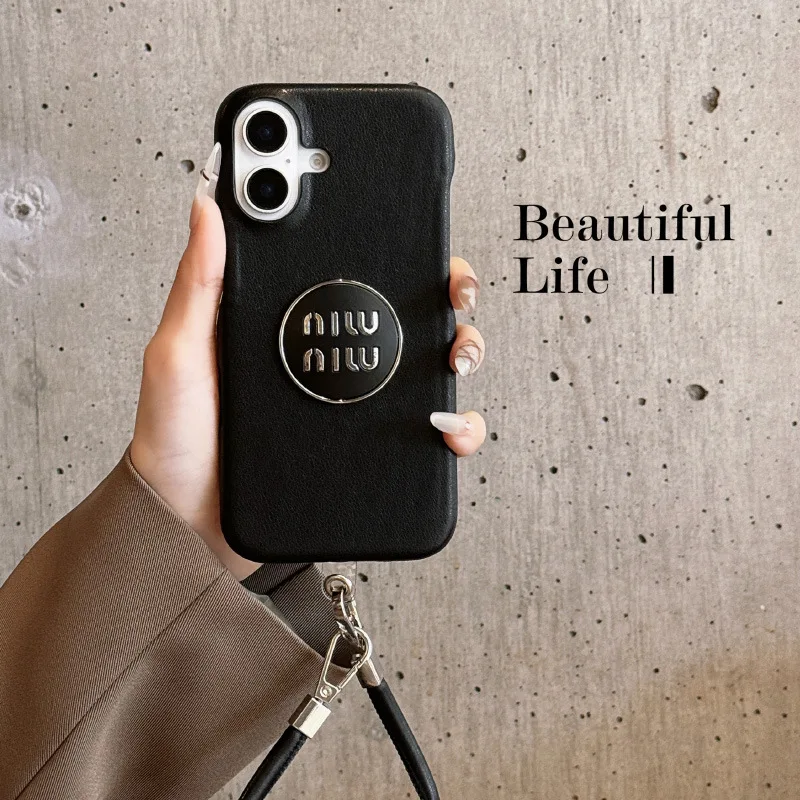 BBY sheepskin fashion brand iPhone 16 plus phone case, suitable for 15promax autumn and winter beautiful phone cases