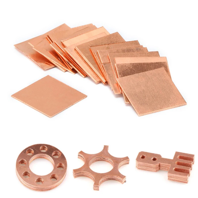 1pcs Copper Sheet, Copper Plate, Copper Metal Plate Pure Copper Plate Thickness 0.25-8mm 100x100mm,150x150mm,200x200mm