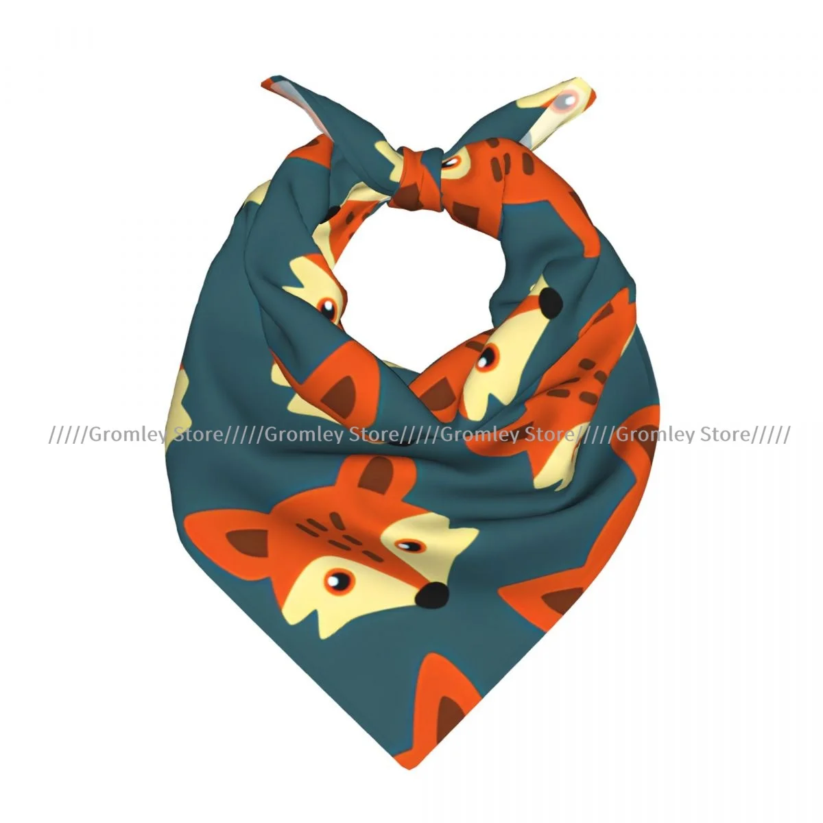 

Cute Little Fox Square Scarf Ladies Casual Head Neck Wrap