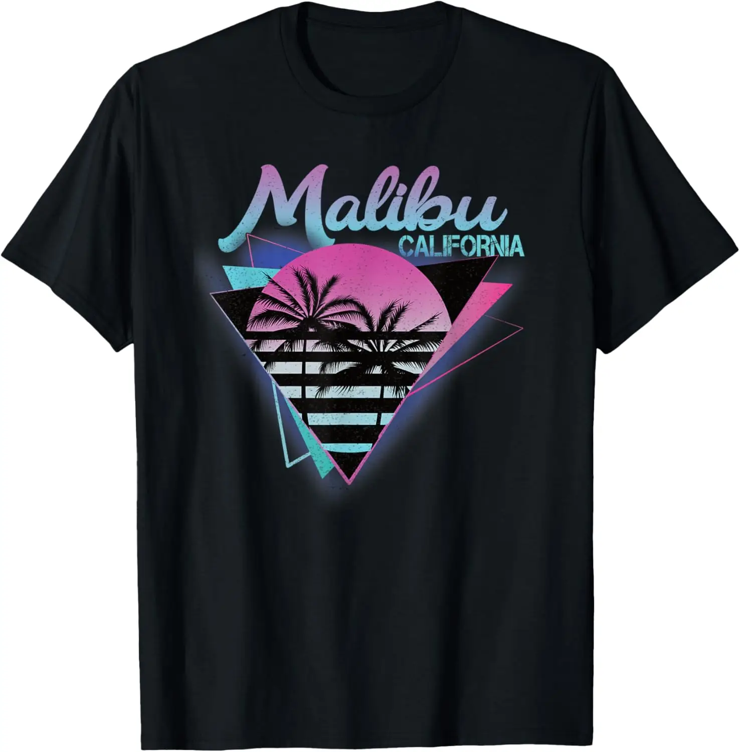 

70s 80s in California city Malibu Surfing T-Shirt