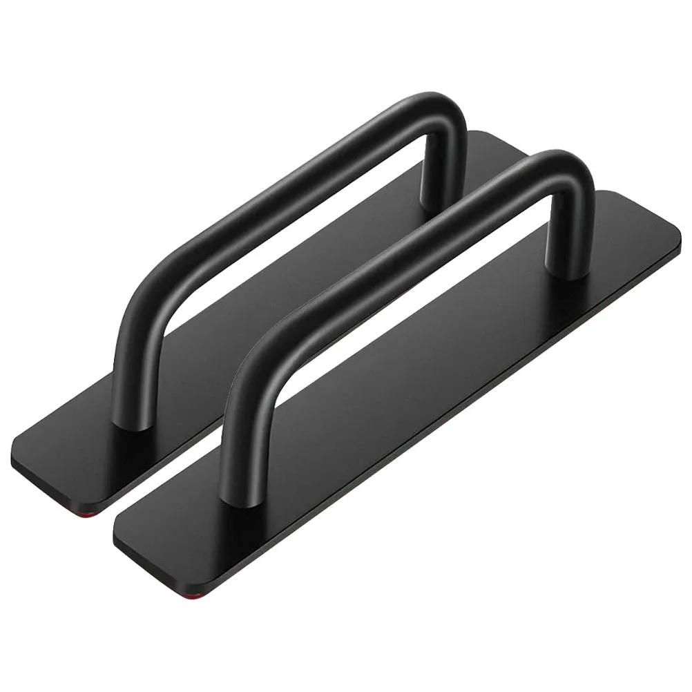 

2Pcs Adhesive Cabinet Handles Sleek Design Easy Installation No Holes Needed Modern Furniture Upgrade Adhesive Handle