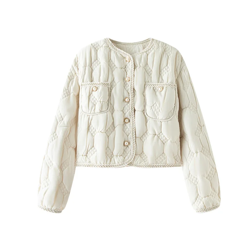 

Miyake Fold 2025 Новое зимнее толстое короткое пальто для женщин, плиссированный стиль, свободный и универсальный, модный теплый топ со складками