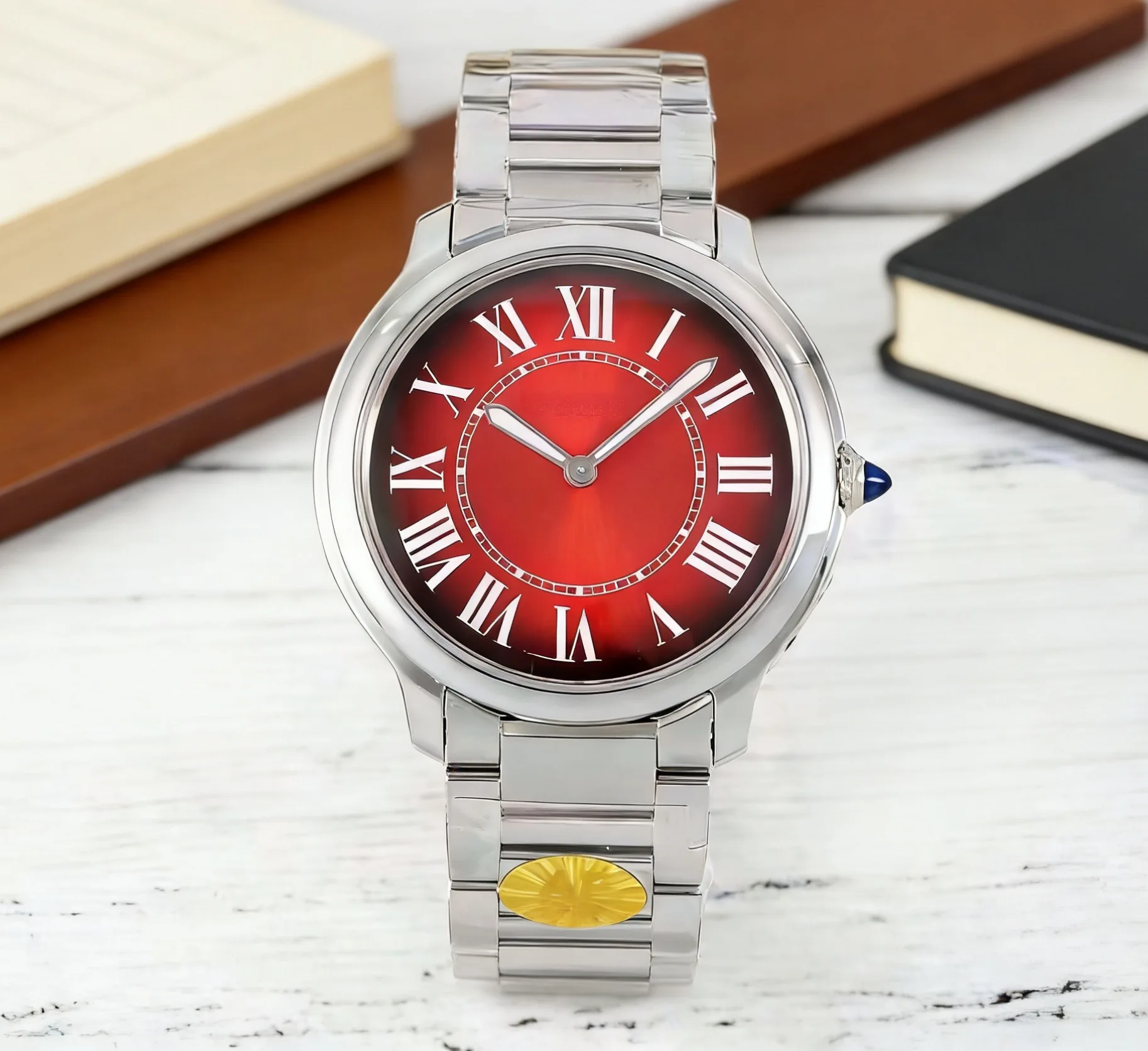 

Business Men Wristwatch Waterproof Stainless Steel Fashion Men's Quartz Watches