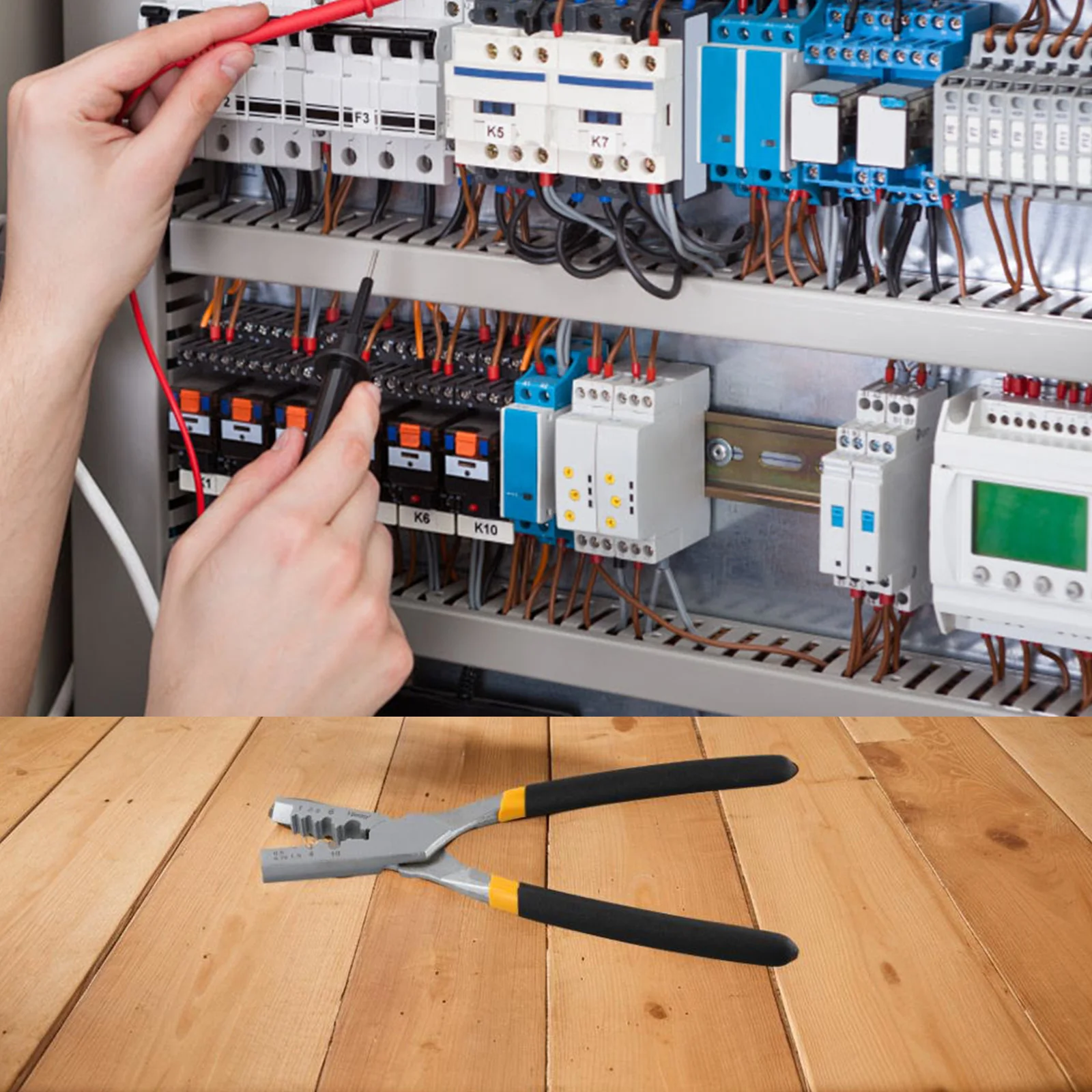 

Инструмент для обжима в немецком стиле для DIY-проектов, из углеродистой стали, точное обжимание, удобная рукоятка, компактный и легкий.