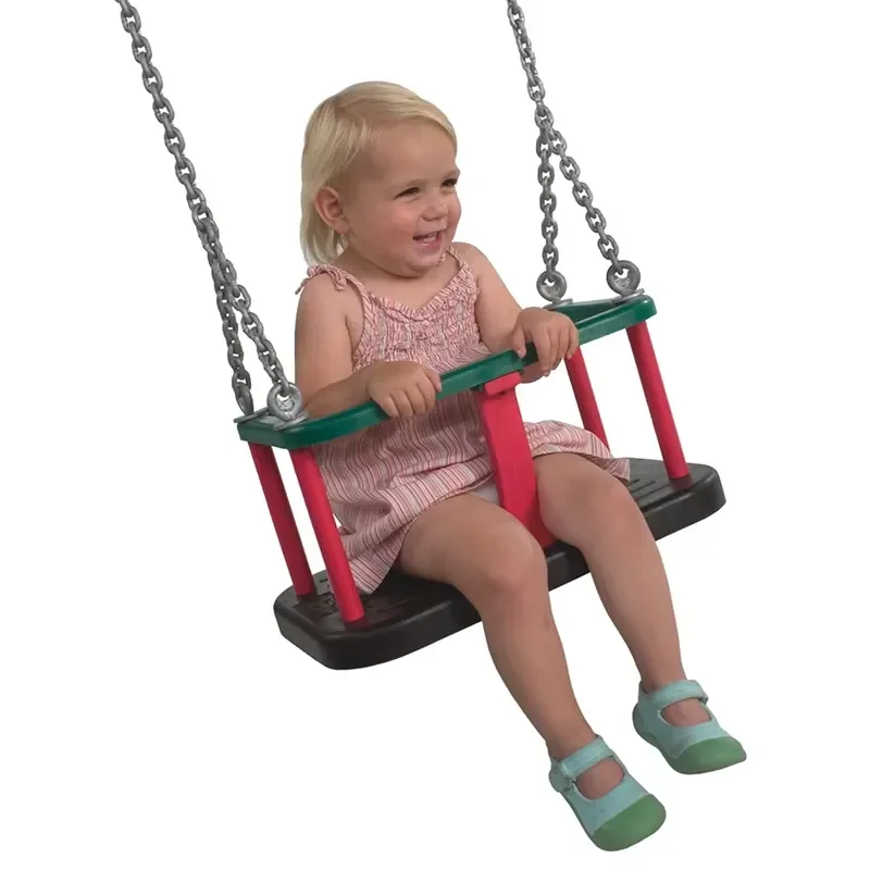 for New Design Outdoor Garden  Swing with Adjustable Seat Belt Chain and Seat for Kids