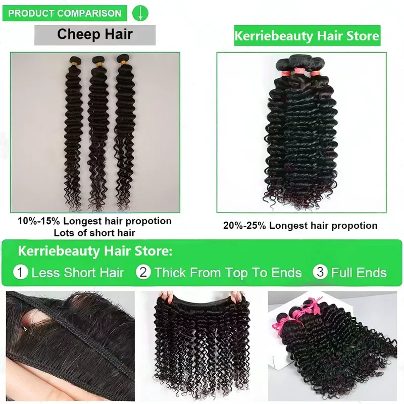 Burmese Curly 30 40 Inch Loose Deep Wave 1 3 Raw 100% Human Hair Bundles Double Weft Remy Unprocessed Weave Bulk Braid Extension