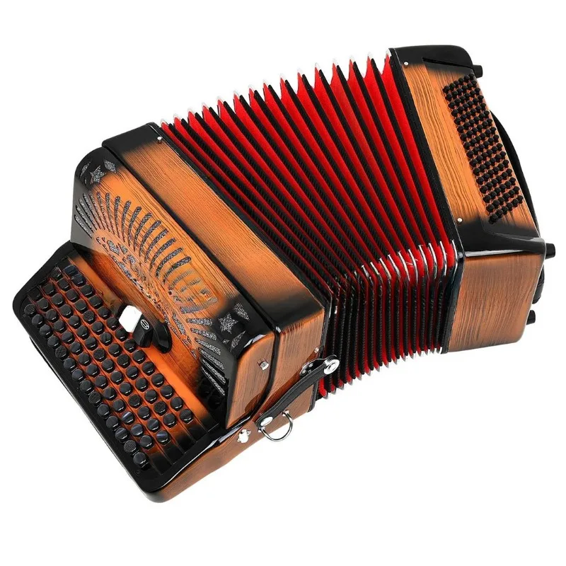 Besbayan Accordion Professional Button Accordion Triple Variation Test Play Keyboard Instrument