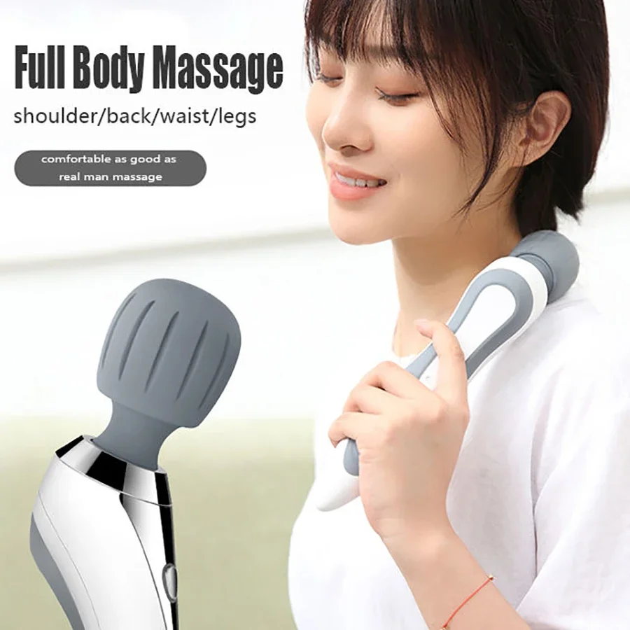 Personal hand held full body vibrator massage wand for muscles electronic deep tissue Wand