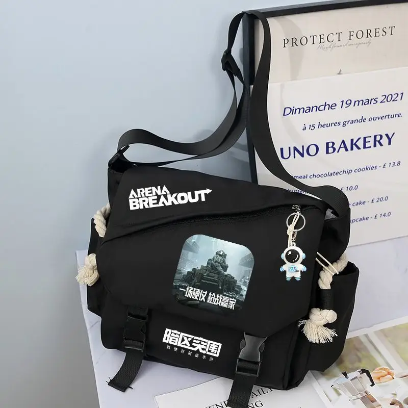 

Dark Zone Game Merchandise Crossbody White Wolf Company Breakout Сумка через плечо Черное золото Международная начальная и вторичная