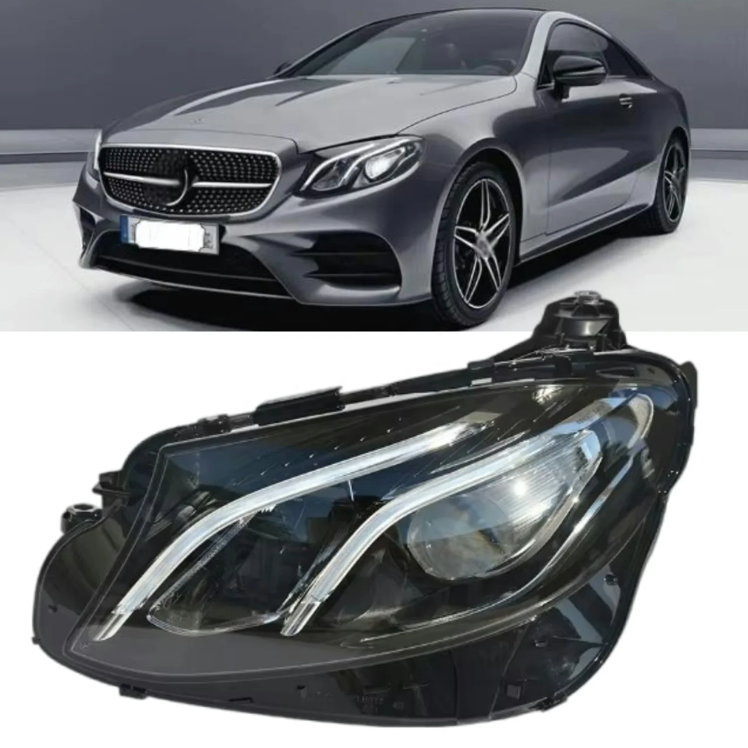 W213 E-Class S213 2016-2018 Low LED Front Headlight Assembly Fit E200 E250 E260 E300 E450 Auto Lamp Parts OEM