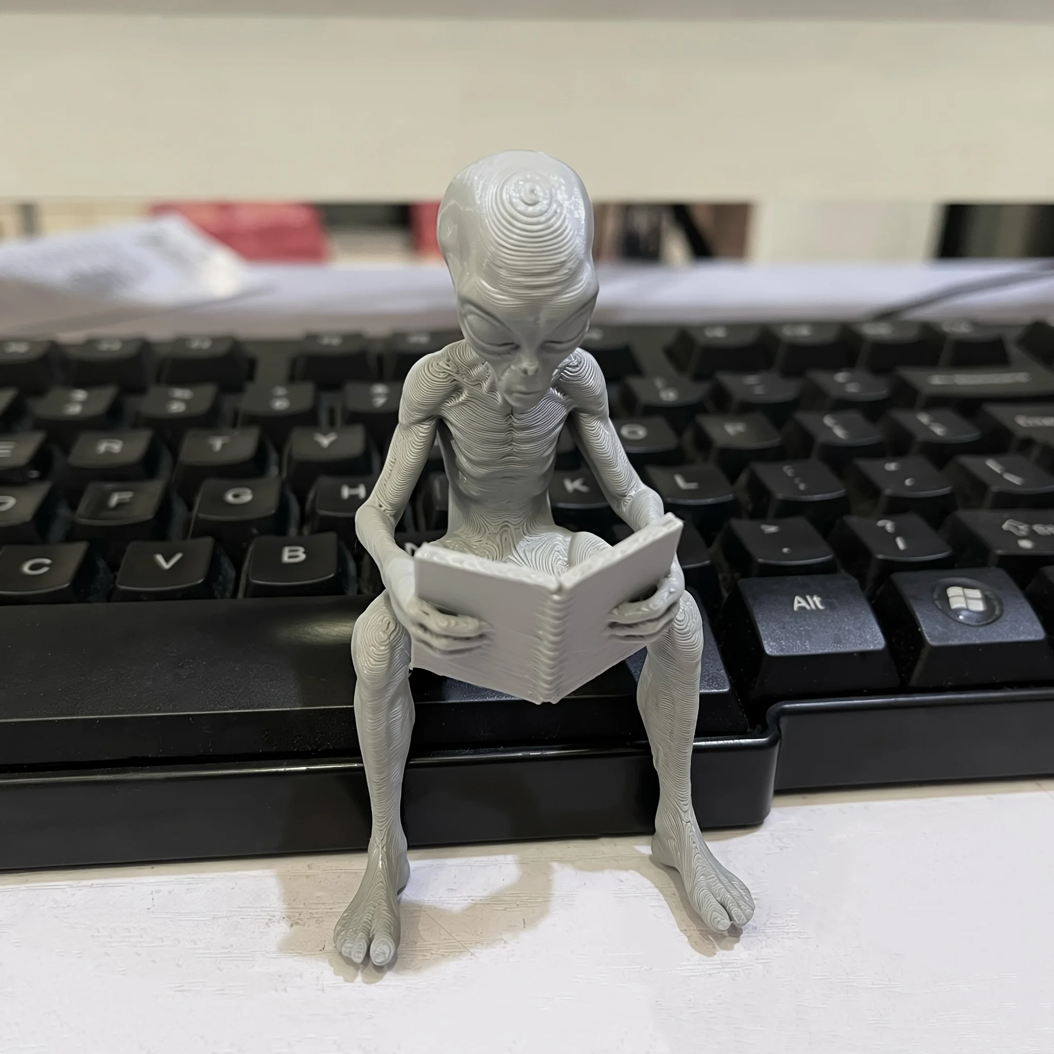 Alien-Lesefiguren 3D-Gedruckte – Retro Gaming Desk Setup Bewertung und Preis