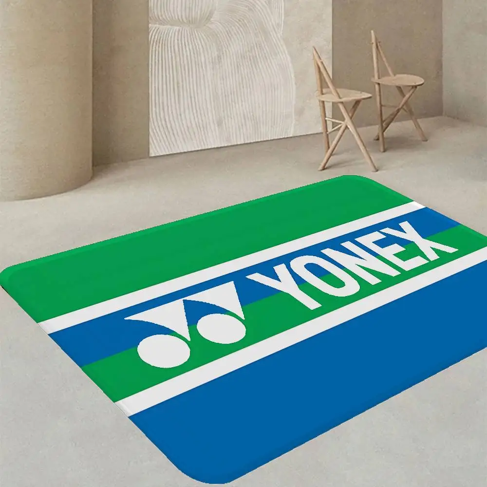 Sports Equipment Brand Y-Yonex Floor Mat Cheaper Anti-slip Modern Living Room Balcony Printed Bedside Mats