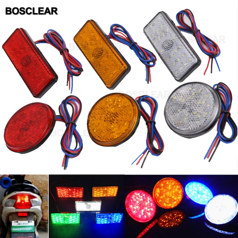 24SMD LED Rear tail light Warning Light Rear Lamps Decorative light signal light for Boat Trailer bicycle motorcycle trailer Car