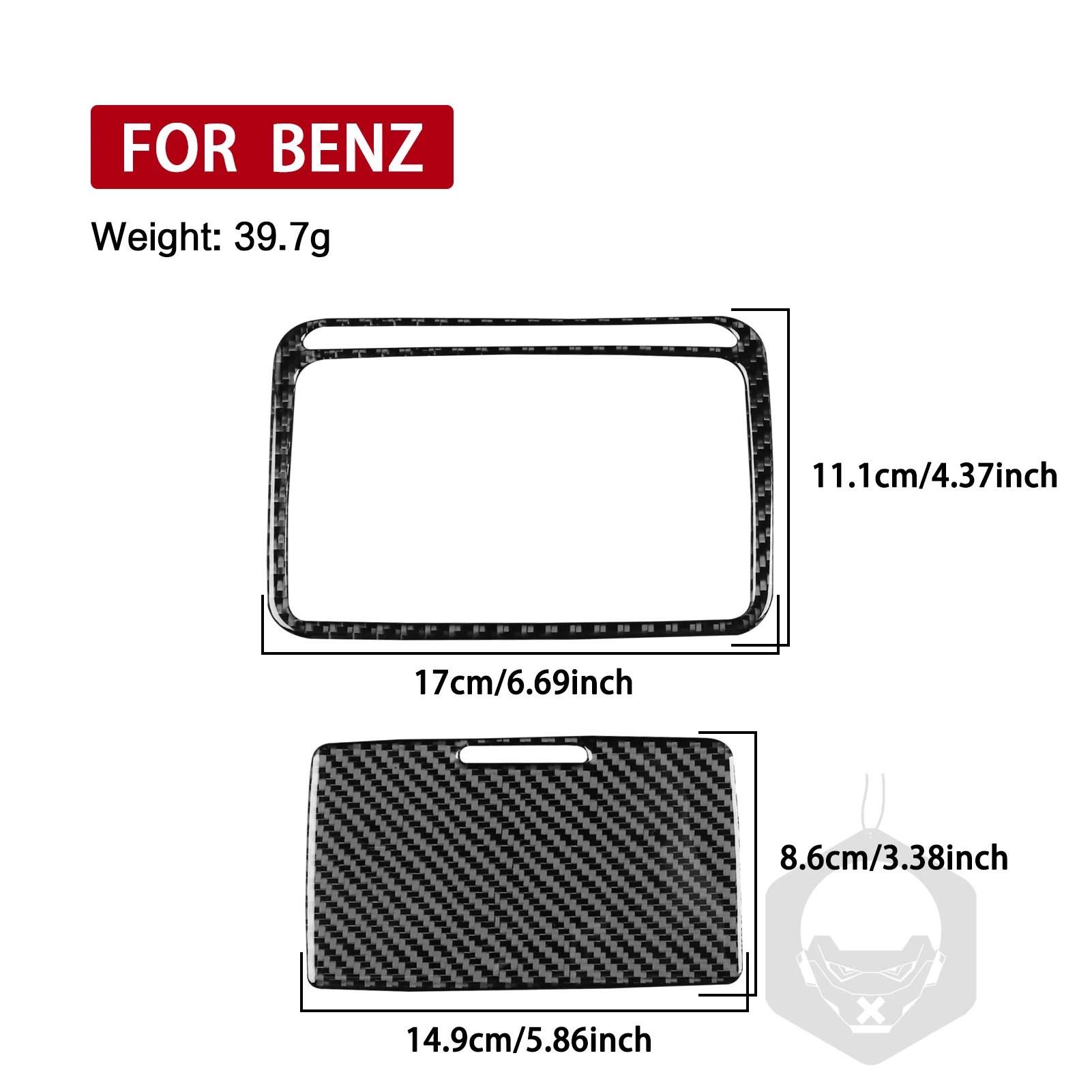 Für Benz E-Klasse W213 2014-2017 Kohle faser hinten Lese lampe Panel Verkleidung Abdeckung Auto Innen zubehör dekorative Aufkleber