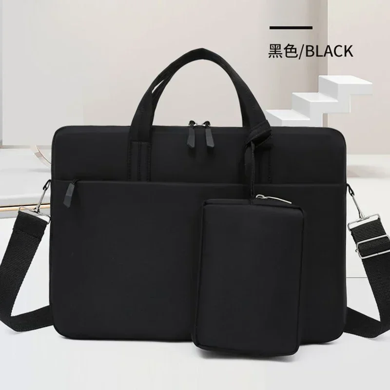 Tas Tote Laptop dengan pelapis dalam beludru tebal, tas Tote Laptop tahan air dan menyerap guncangan cocok untuk Macbook Pro Laptop 13 14 15 inci