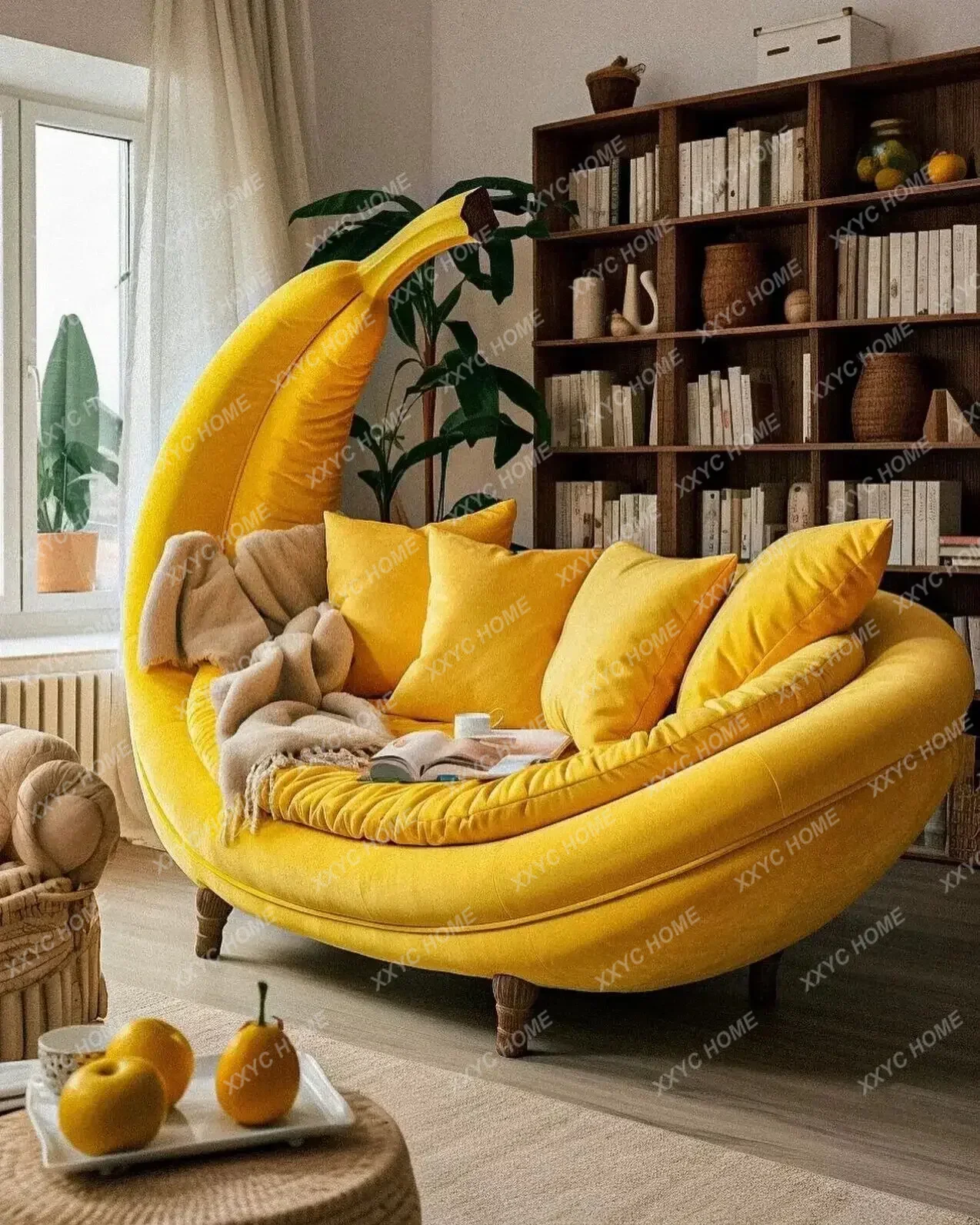 Fruit Sofa Chair Banana Sofa Double Bedroom, Modern Clothing Store Hotel  Watermelon Sofa