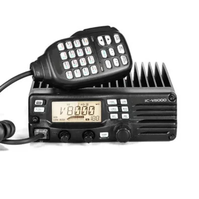 Venta al por mayor original VHF/UHF Base para aficionados móvil 75 vatios Icom IC-V8000 estación de radio walkie talkie radios de coche