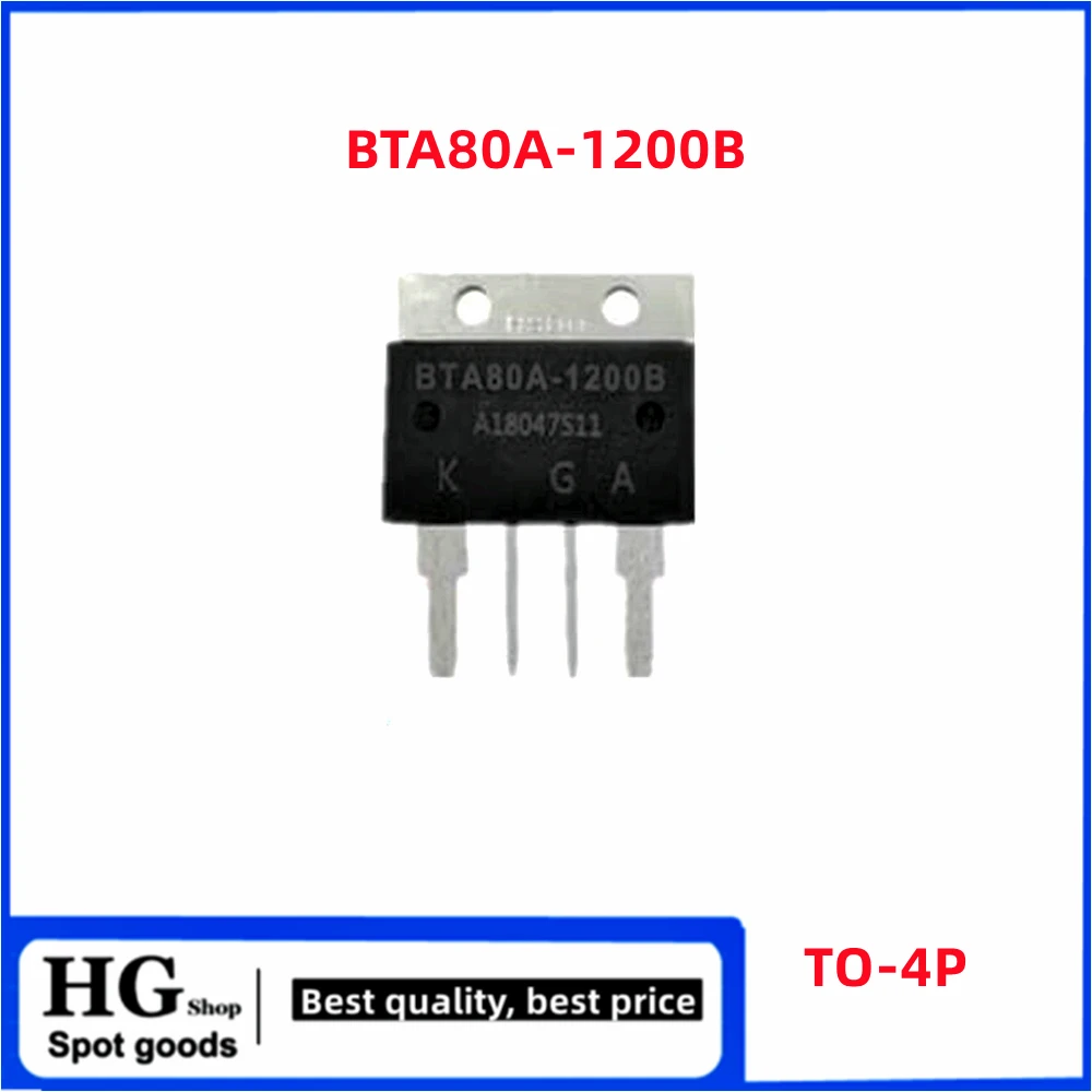 Tiristor bidireccional de BTA100A-1600B en línea, TO-4P BTA80A 60A 100A 800B 1200B 1600B, 800V 1200V, lote de 2 unidades