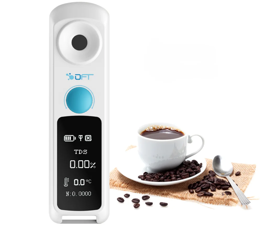 Bluetooth mini waterproof Digital TDS Meter coffee concentration meter Brix Coffee Refractometer For measuring coffee strength