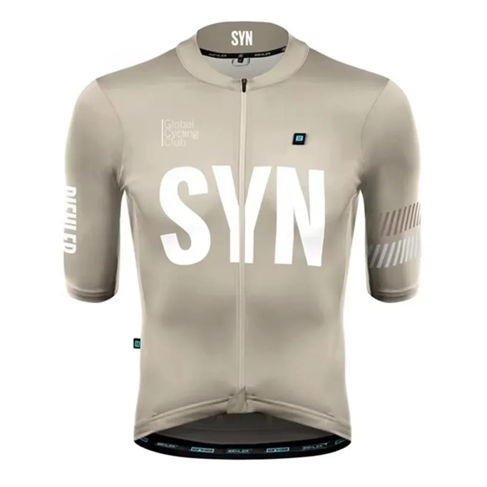 New Style SYN Team Cycling Jersey men 2024 Summer SYNDICATE Short sleeve Jersey Bicycle Sports Riding Bicycle Shirts