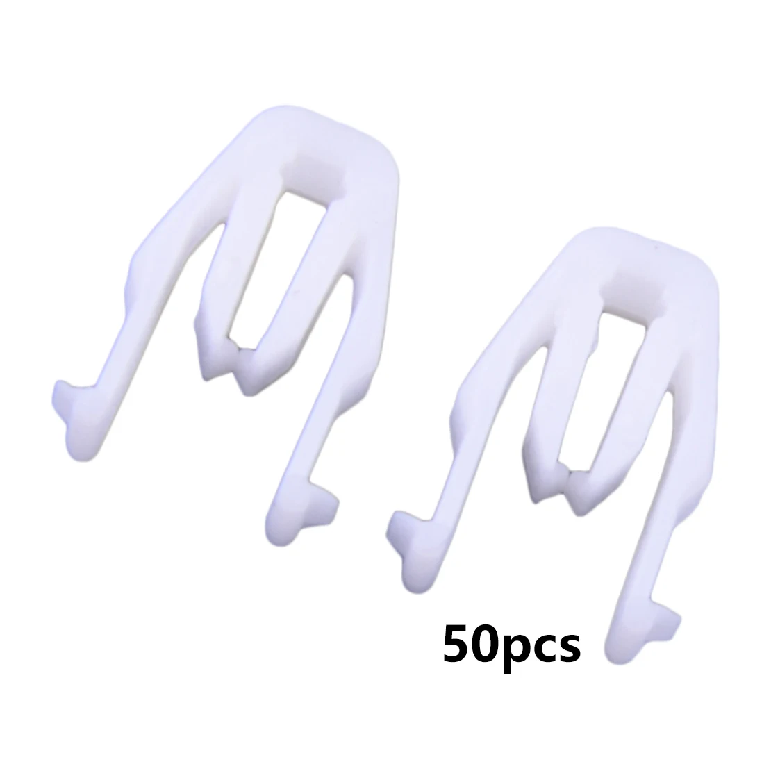 50pcs White Plastic Clips Interior Trim Retaining Clamp 90467-10201 09409-08326 09409-08332 Fit for Fiat Suzuki Burgman