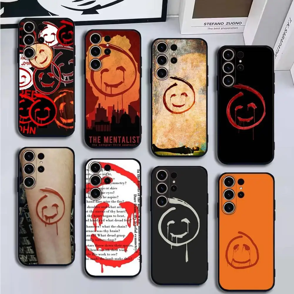 

Red John The Mentalist Phone Case For SamsungS25,24,21,22,23,30,Ultra,20,Plus,Fe,Lite,Note,10,9,Soft Black Cover