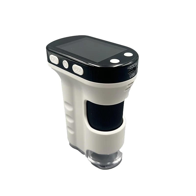800X High Definition Biological Digital Portable Mini Children's Science Microscope 2.4'' Full HD LED Screen IP68 10MP Photo