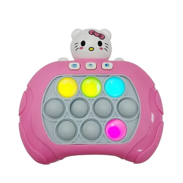 Videospiel Pop It Pro, leichtes, stressresistentes Schaumstoffspielzeug, schnelles Push-Sensorikspielzeug mit Sound, Geschenke für Erwachsene und Kinder
