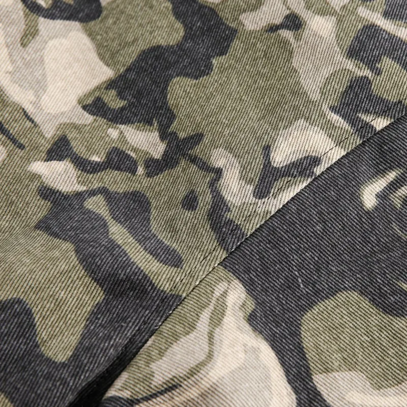 HKSH 2025 خريف شتاء جديد رجل المد الشرير شارع العليا التمويه الفراء طوق سترة شيك Ins مبطن معاطف دافئة التمويه HK13061