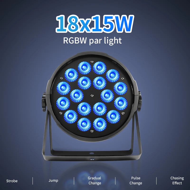 18x15 واط RGBW Led الاسمية الإضاءة 4in1 DMX الألومنيوم DJ ديسكو غسل تأثير المهنية ضوء المرحلة #5