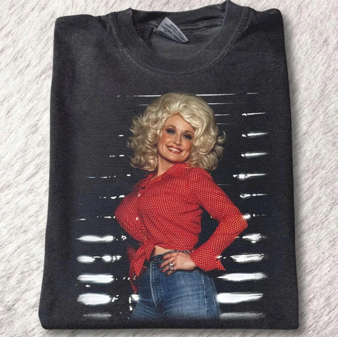 Vintage Dolly Parton Graphic Shirt, 90s Country Music Tee, Fan Gift, Top Menswear Womenswear