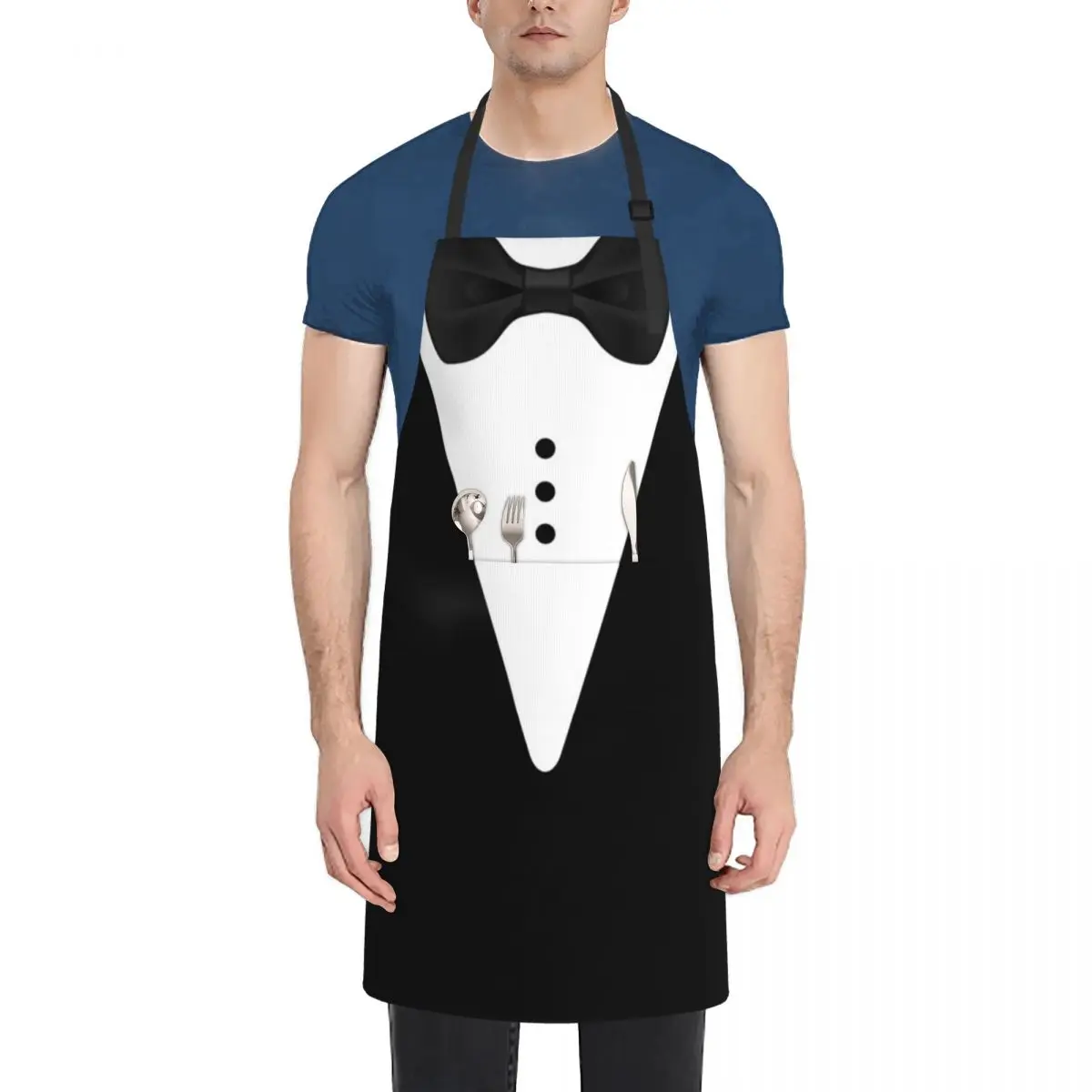 

Tuxedo Apron Apron Kitchen Supplies custom women's kitchen For Home Accessories Chef Uniform Women Apron