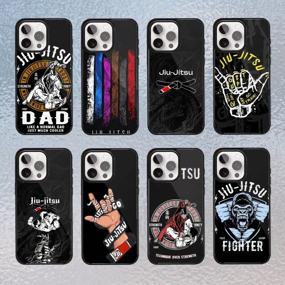 

BJJ Brazilian Jiu-Jitsu Phone Case For iPhone17,16,15,14,13,12,11 Plus,Pro Max Magnetic Magsafe Wireless Charging