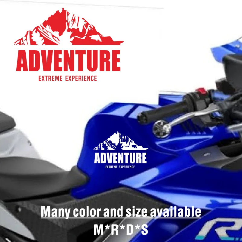 Motorcycle Sticker Adventure Explore Mountain Car Decal Moto Auto Stickers Funny JDM Vinyl On Car Styling 16.5*10.8cm # 49