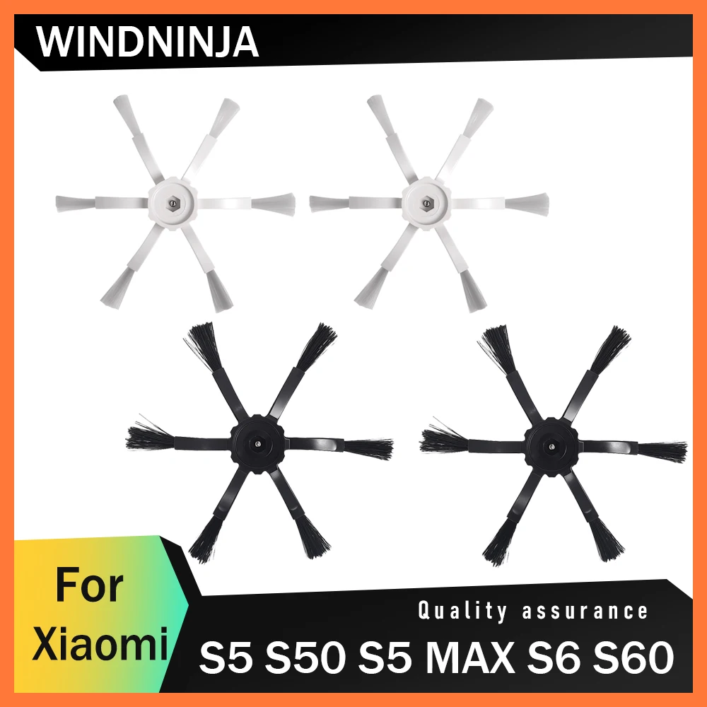 Деталь бытовой боковой щетки для пылесосов Xiaomi Roborock S5 S5 Max S50 S51 S6 S6 Pure S6 MaxV S55 S60 E25 E35 Робот-пылесос