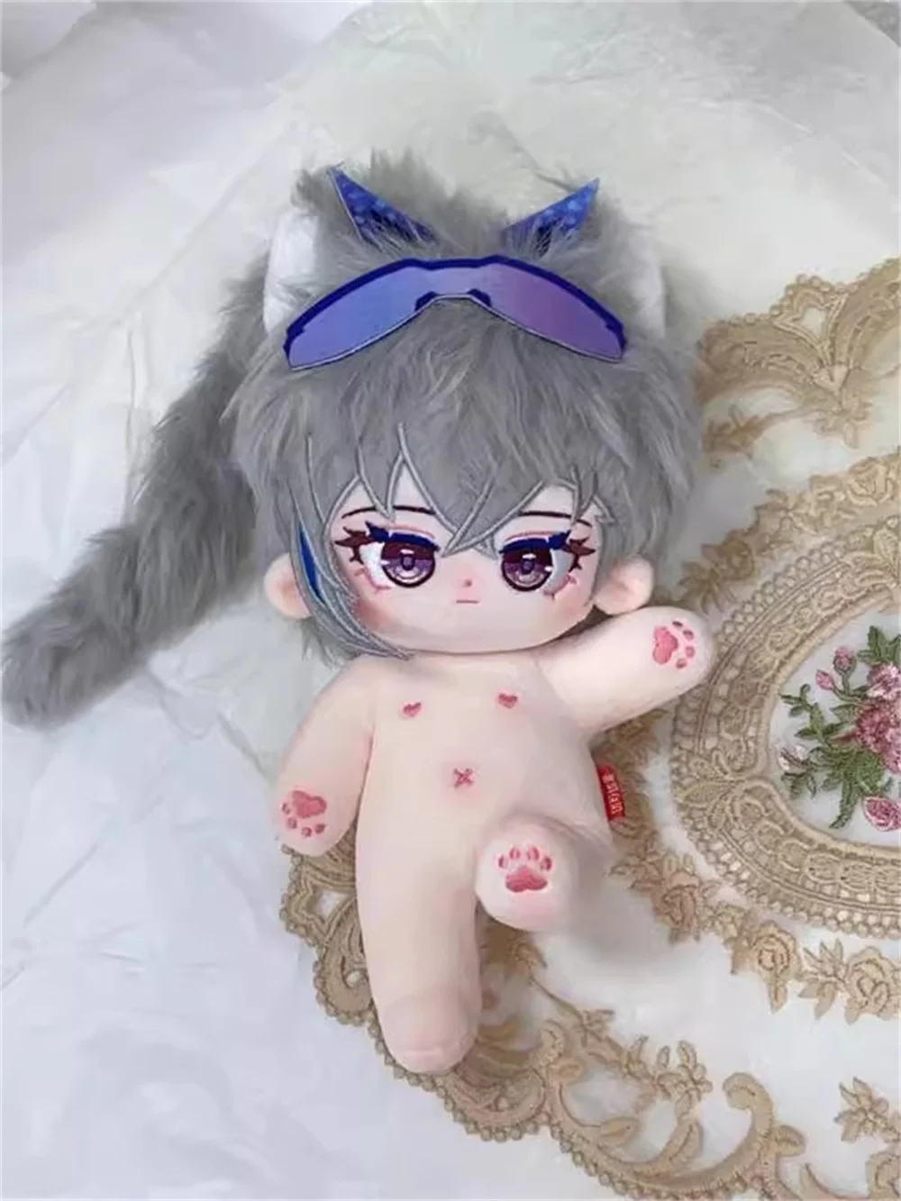 Plushie Honkai: Star Rail Silver Wolf 20cm Doll Toy Skeleton Body Remove Ear Game Cosplay Kids Gift YK Cute Pre-order