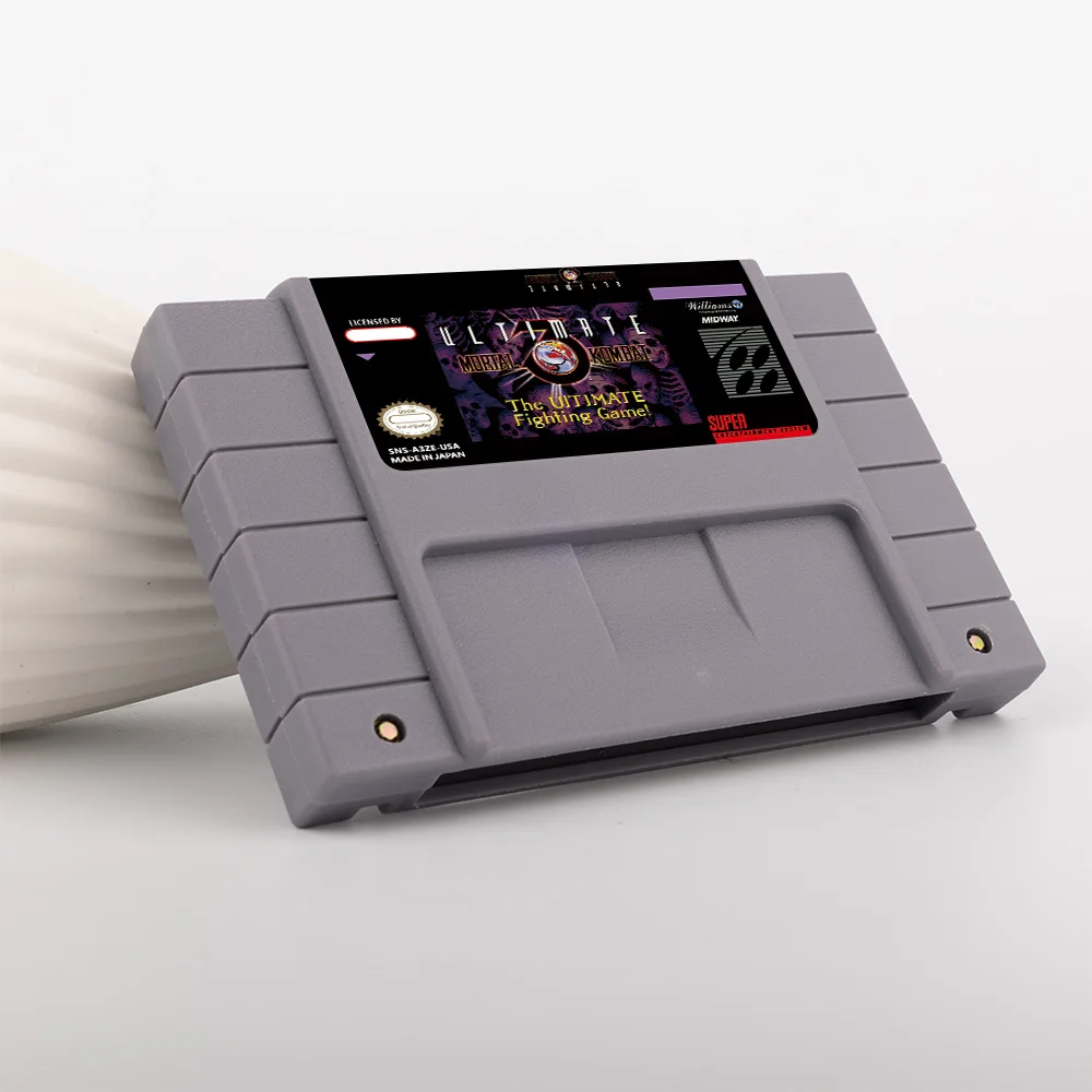 Final Mortal Kombat 3. Juego de acción para tarjeta de juego SNES de 16 bits para consola de videojuegos SNES versión NTSC de EE. UU. PARA Nintendo