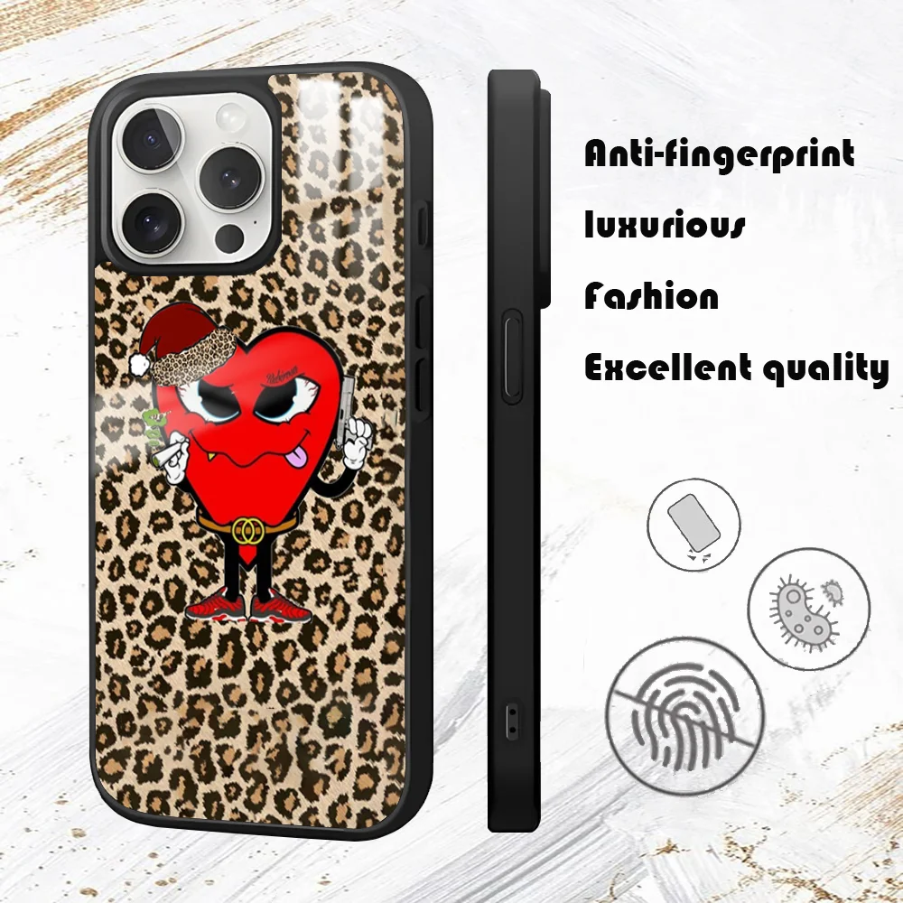 Love Mafia La Mafia Del Amor Phone Case For iPhone 16 15 14 13 12 11 Pro Max Plus Mini PC Mirror Fashion  phone case