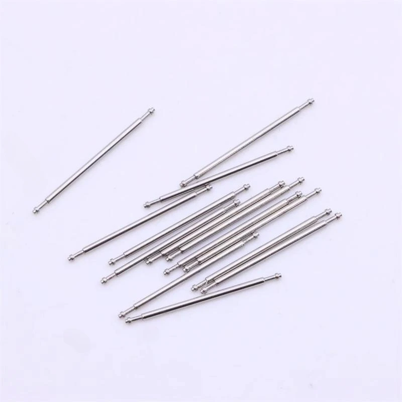 One Set 1.0mm Thick Stainless Steel Watch Band Spring Bar 18mm 20mm 22mm 24mm Single Shoulder for Metal Bracelet