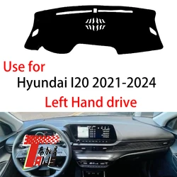 TAIJS Factory 3Colors car  pad  Polyester Fibre Car Dashboard Cover For Hyundai i20 2021-2024 Left Hand drive