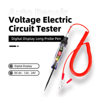 Car Truck Voltage Circuit Tester Car Diagnostic Probe Test Pen Auto 6V-24V Tools Light Bulb Electric Measuring Pen Tools