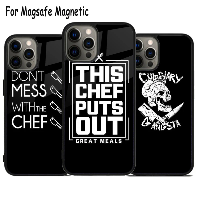 Cooking profession Cooking kitchen chef Wireless Magsafe Phone Case For iPhone 15 16 14 13 11 12 Pro Max Plus Magnetic Cover